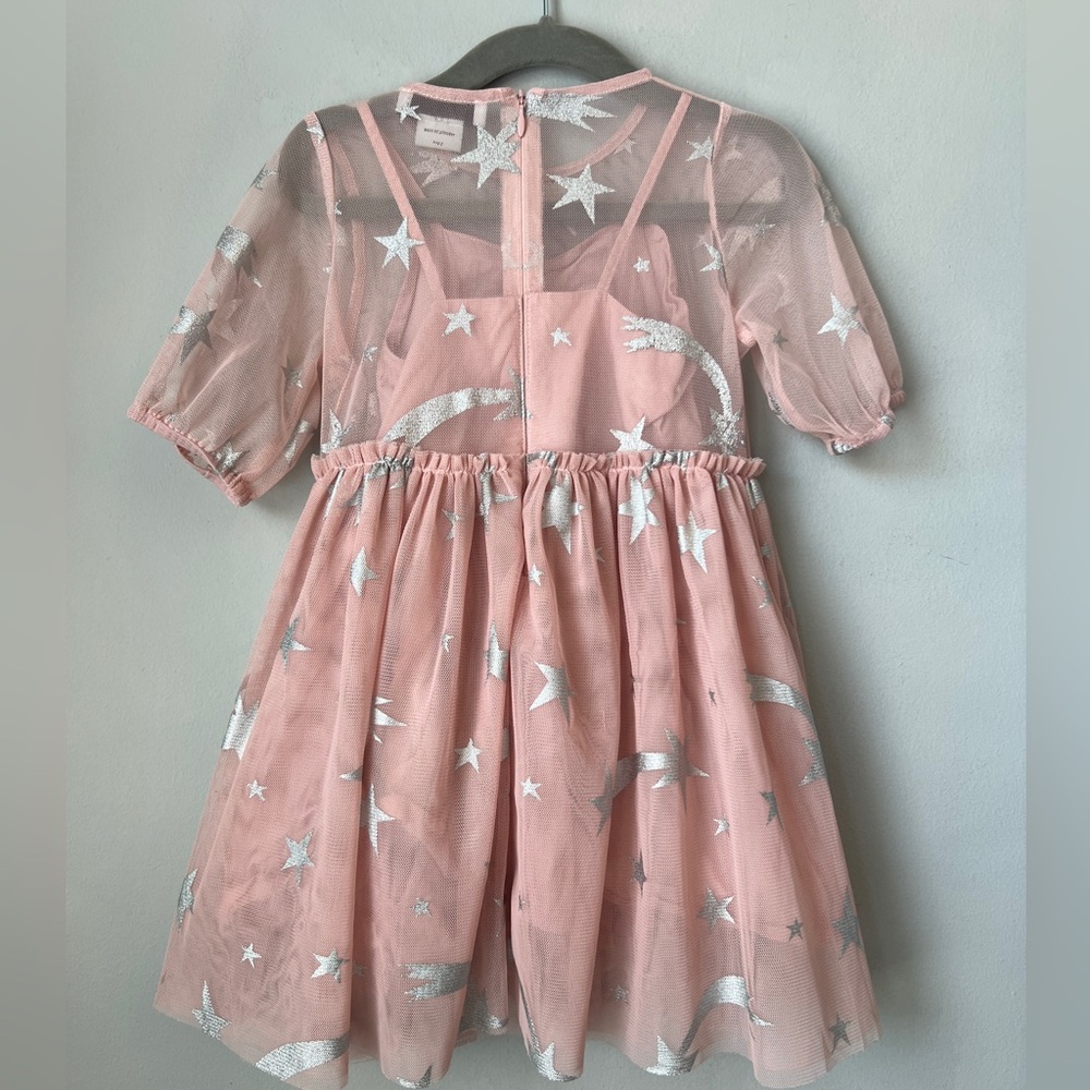 Stella McCartney Pink and Silver Star Dress - Picture 2 of 3